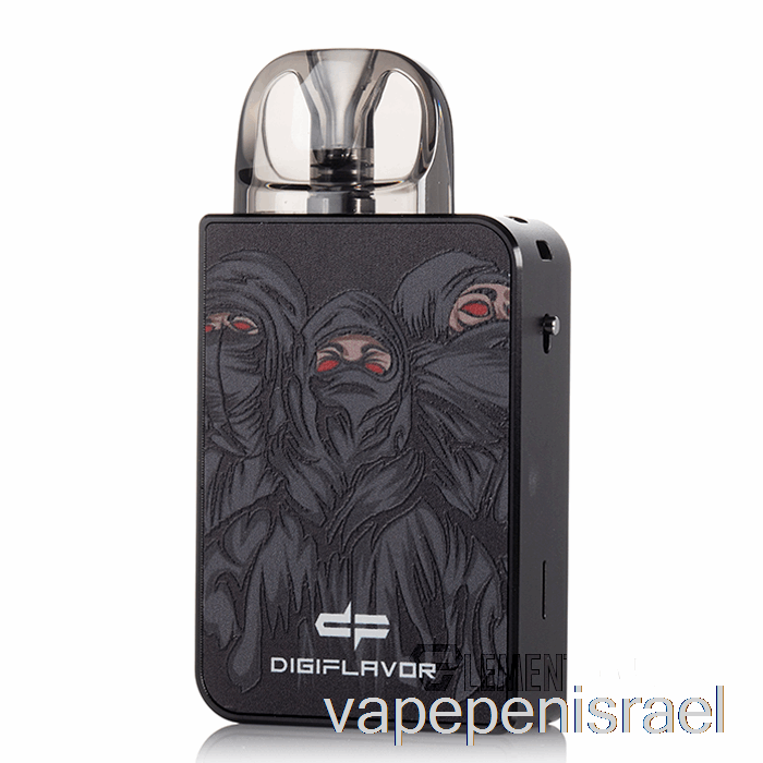 חד פעמי Vape Israel Digiflavor Digi-u Pod System נינג'ה כהה